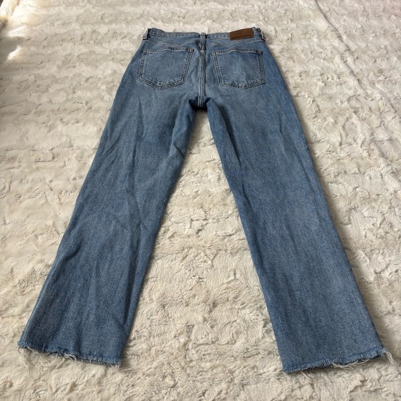 Denim Forum Women's Size 26 Blue The Arlo High Rise Straight Jeans - Picture 6 of 6